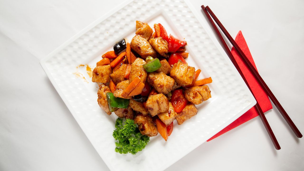 Chicken with Kong Bo Sauce
