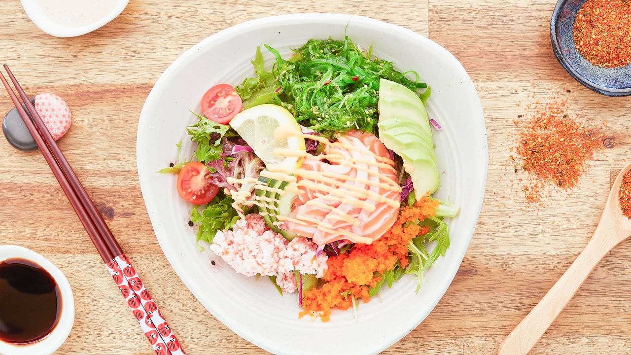 Spicy Sashimi Salad