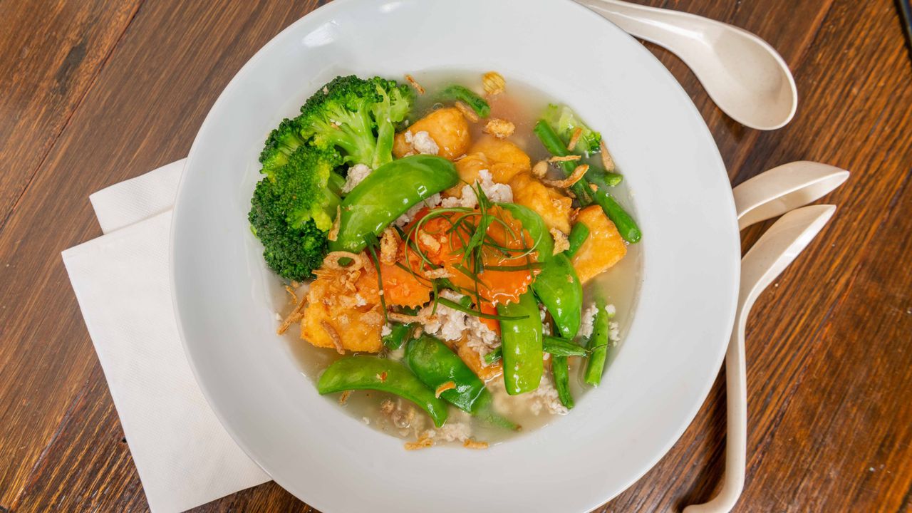 Silken Tofu with Minced Chicken