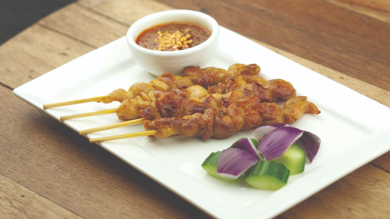 Chicken Satay Skewers (4 Skewers)