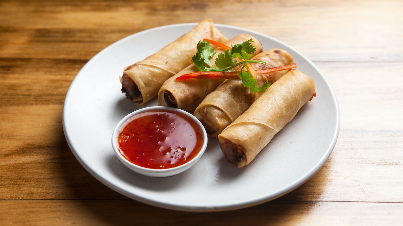 Vegan Spring Rolls (4 Pieces) (VG)