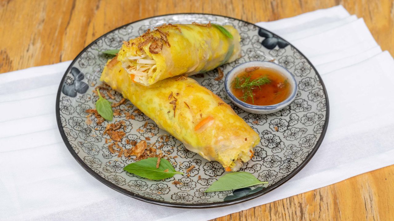 Pancake Rice Paper Roll