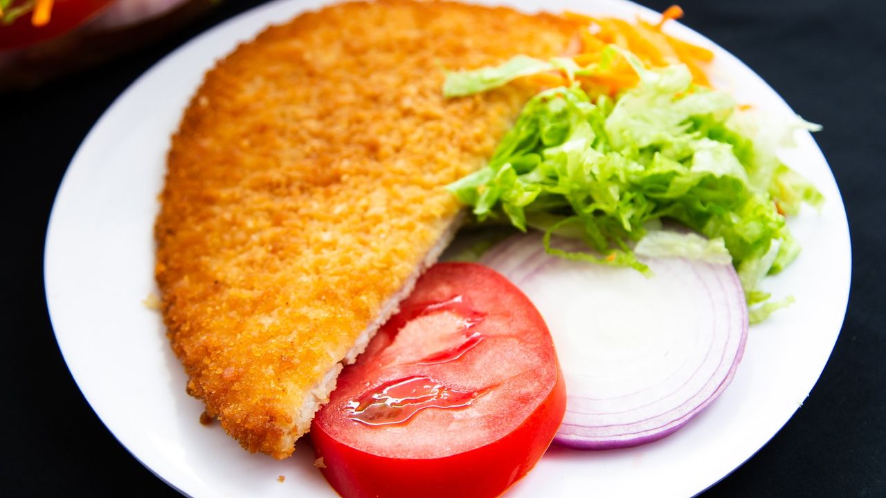 Chicken Schnitzel Wrap