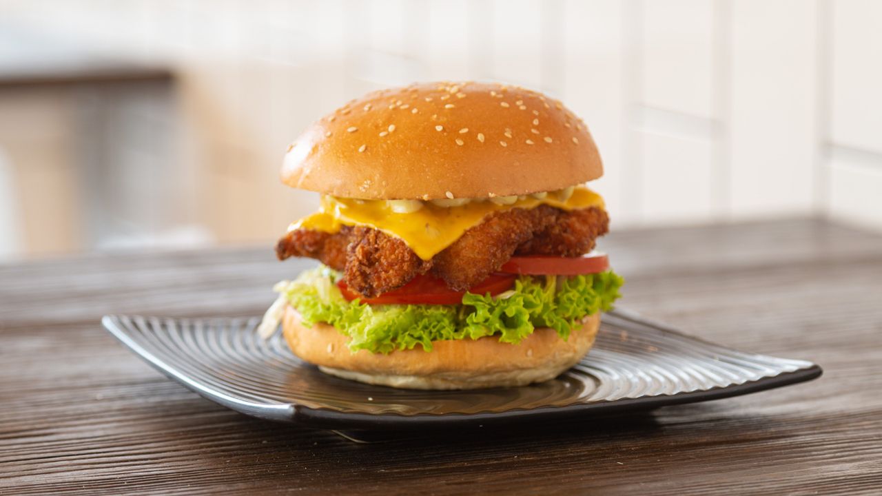 Chicken Schnitzel Burger