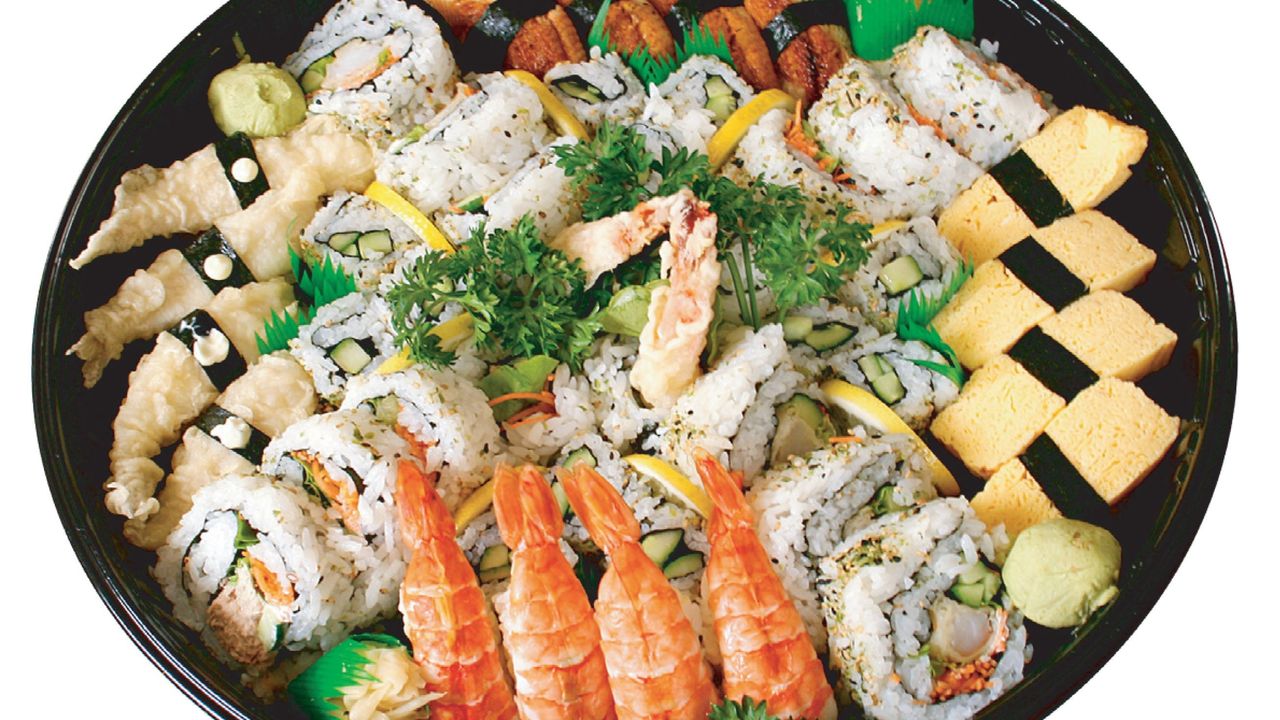 No Raw Fish Sushi Platter