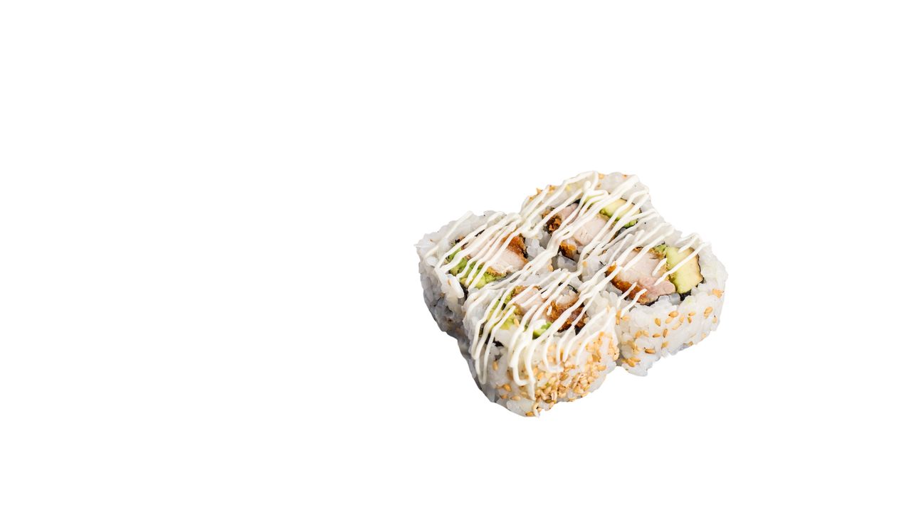 Crumbed Chicken and Avocado Maki