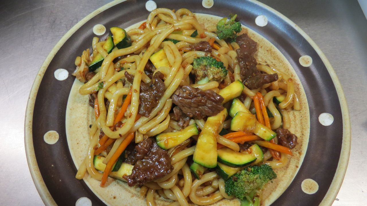 Black Bean Beef Noodle