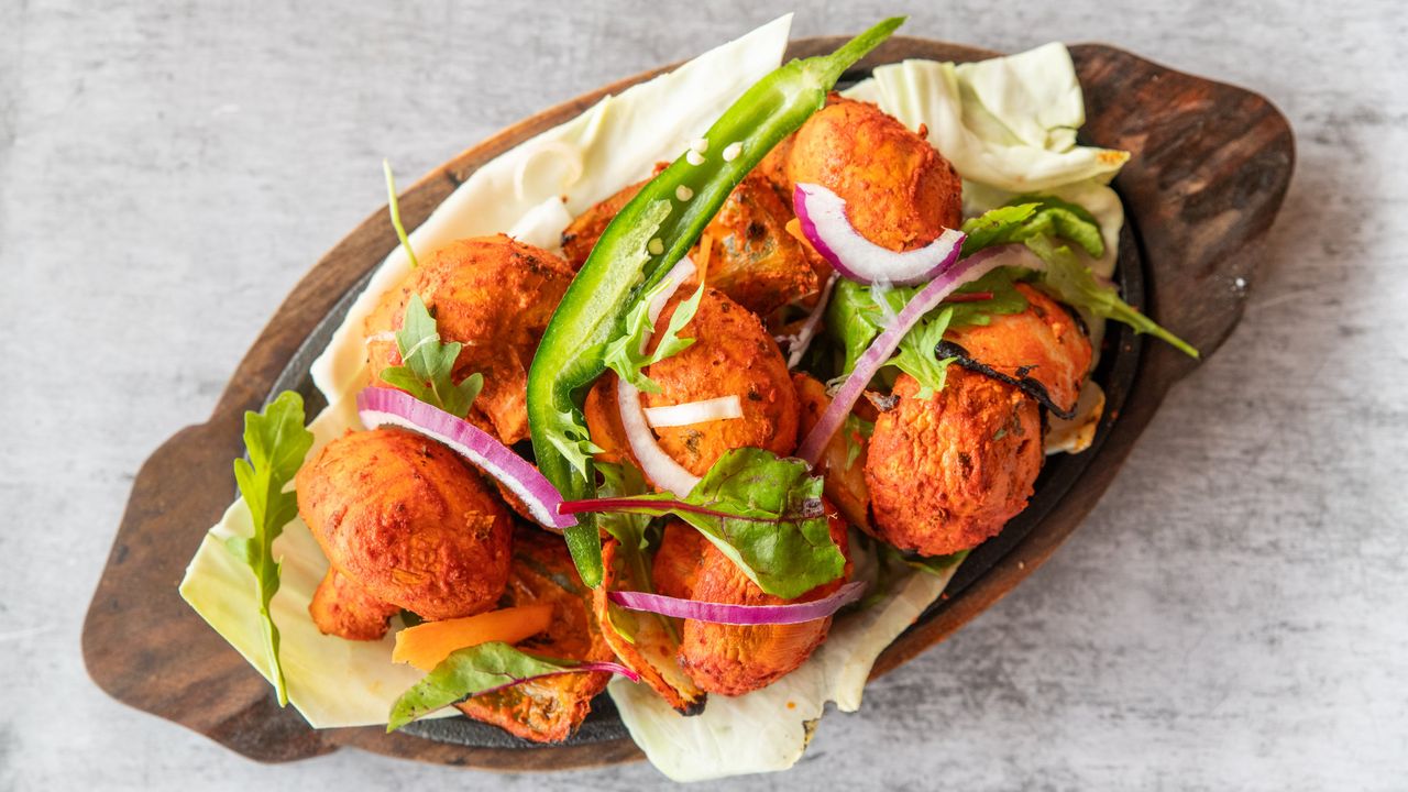 Tandoori Grilled Mushrooms