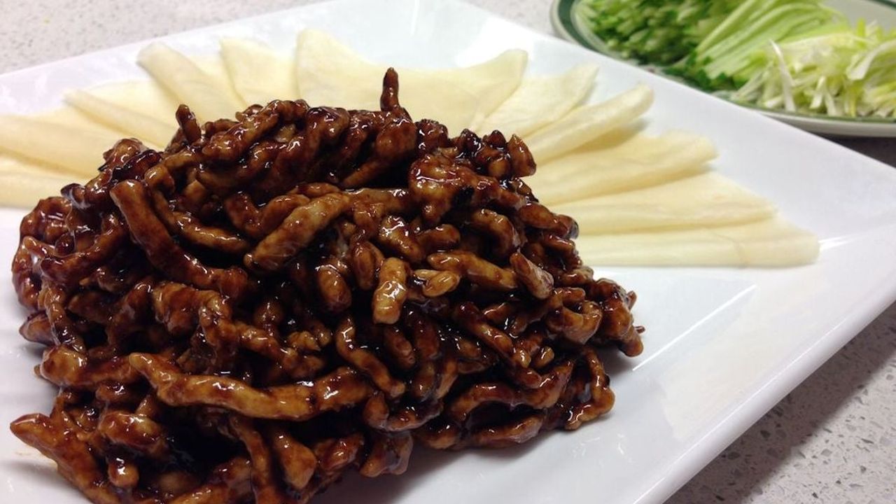 Shredded Pork in Sweet Bean Sauce