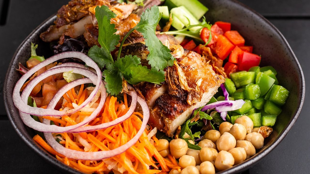 Vietnamese Grilled Chicken Salads