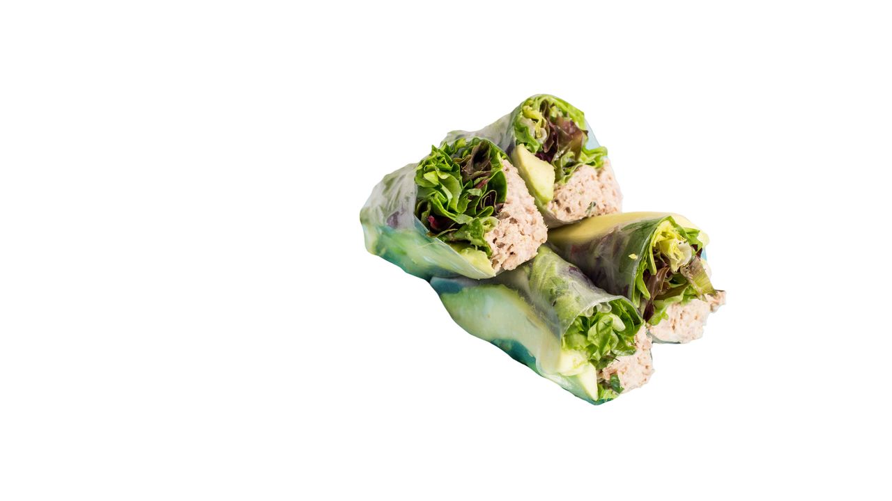 Tuna Salad Rice Paper Roll