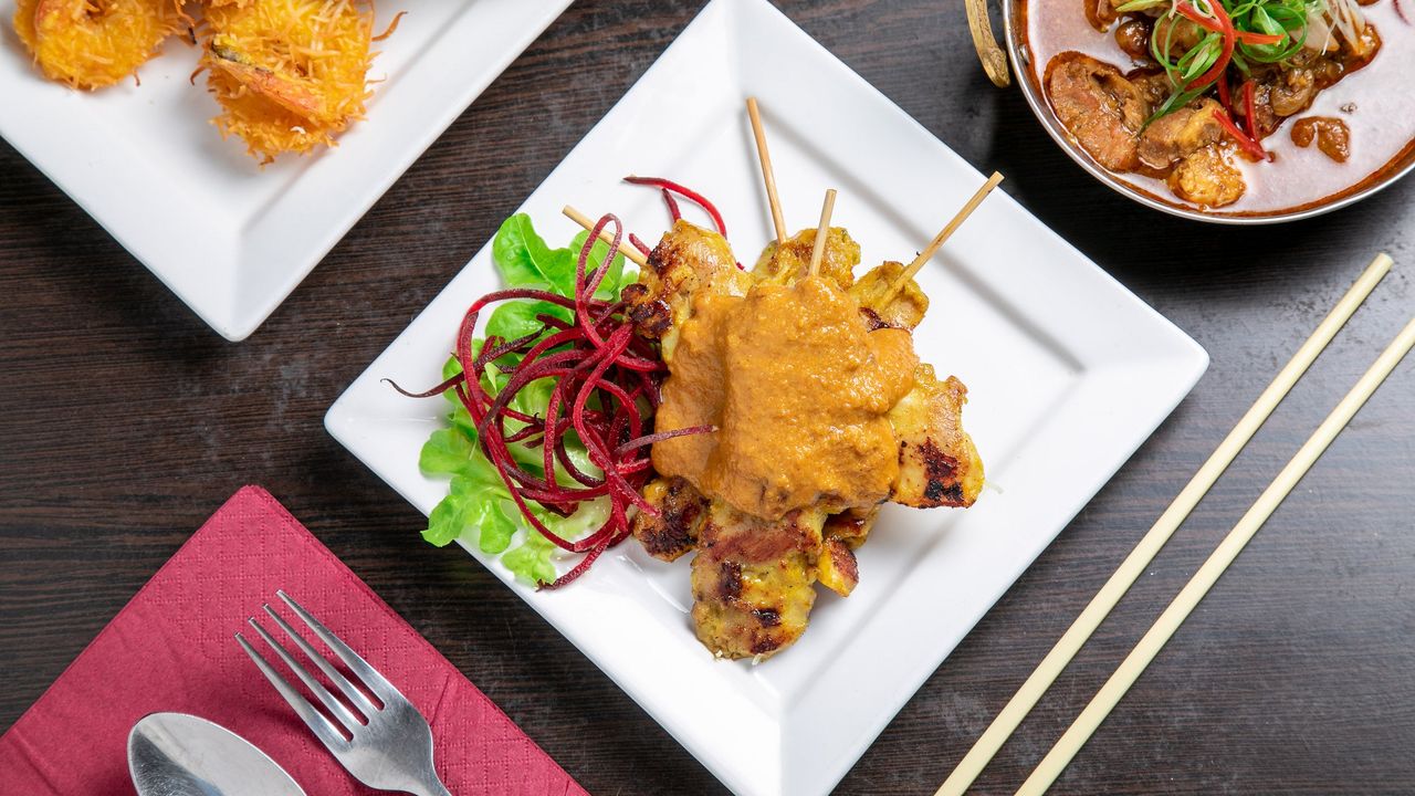 BBQ Satay Chicken Skewers