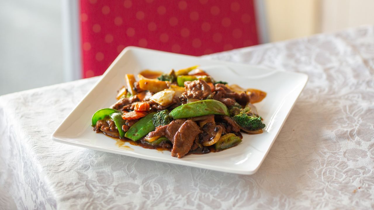 Beef or Chicken Black Bean Noodles