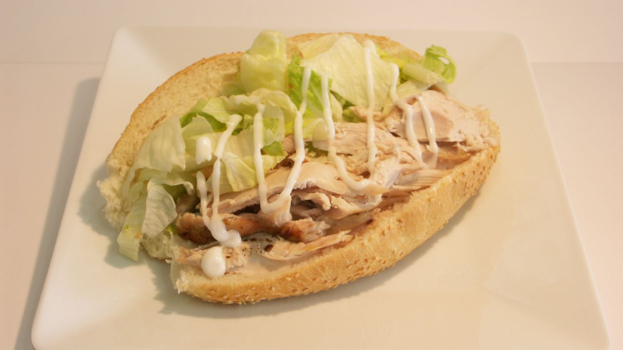 Charcoal Chicken Roll