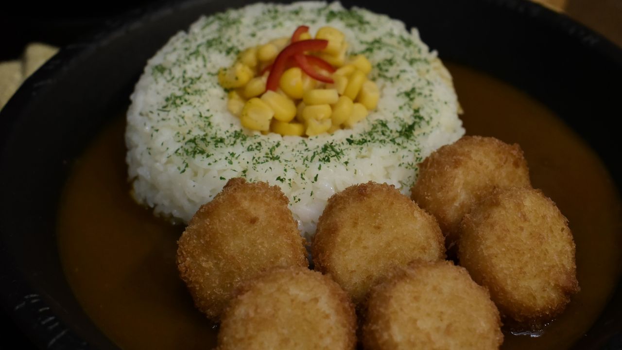 Scallop Katsu Sizzling Curry