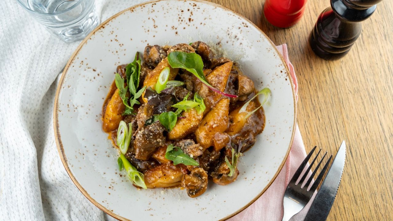 Gnocchi in Beef & Mushroom Ragu