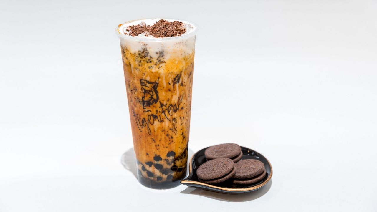 OREO Brown Sugar Tiger Milk Tea