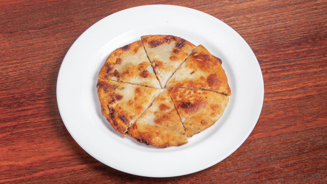 Pan Fried Spring Onion Pancake