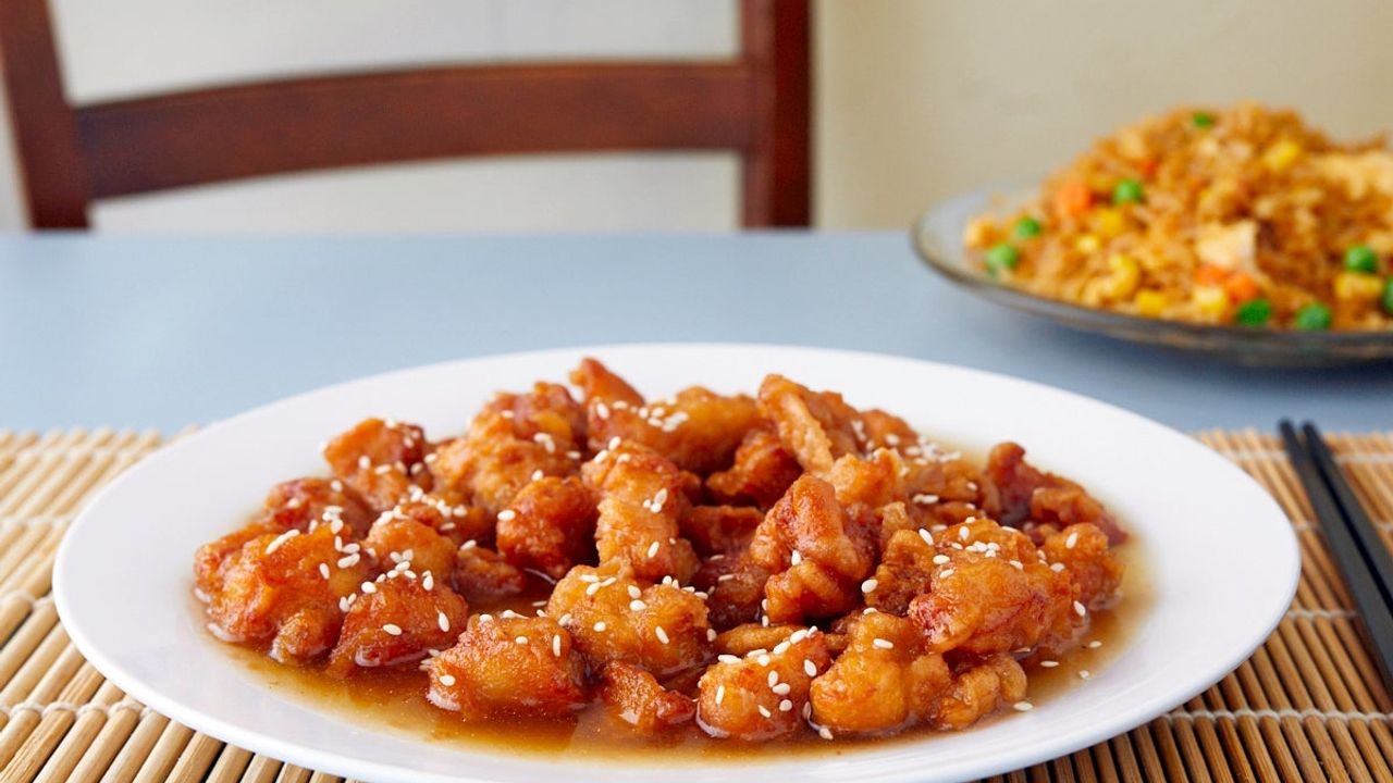 Honey Chicken with Rice