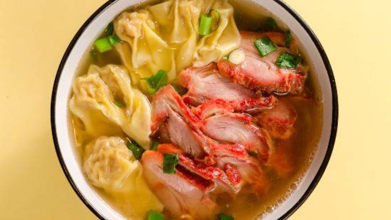 BBQ Pork Wonton Noodle Soup