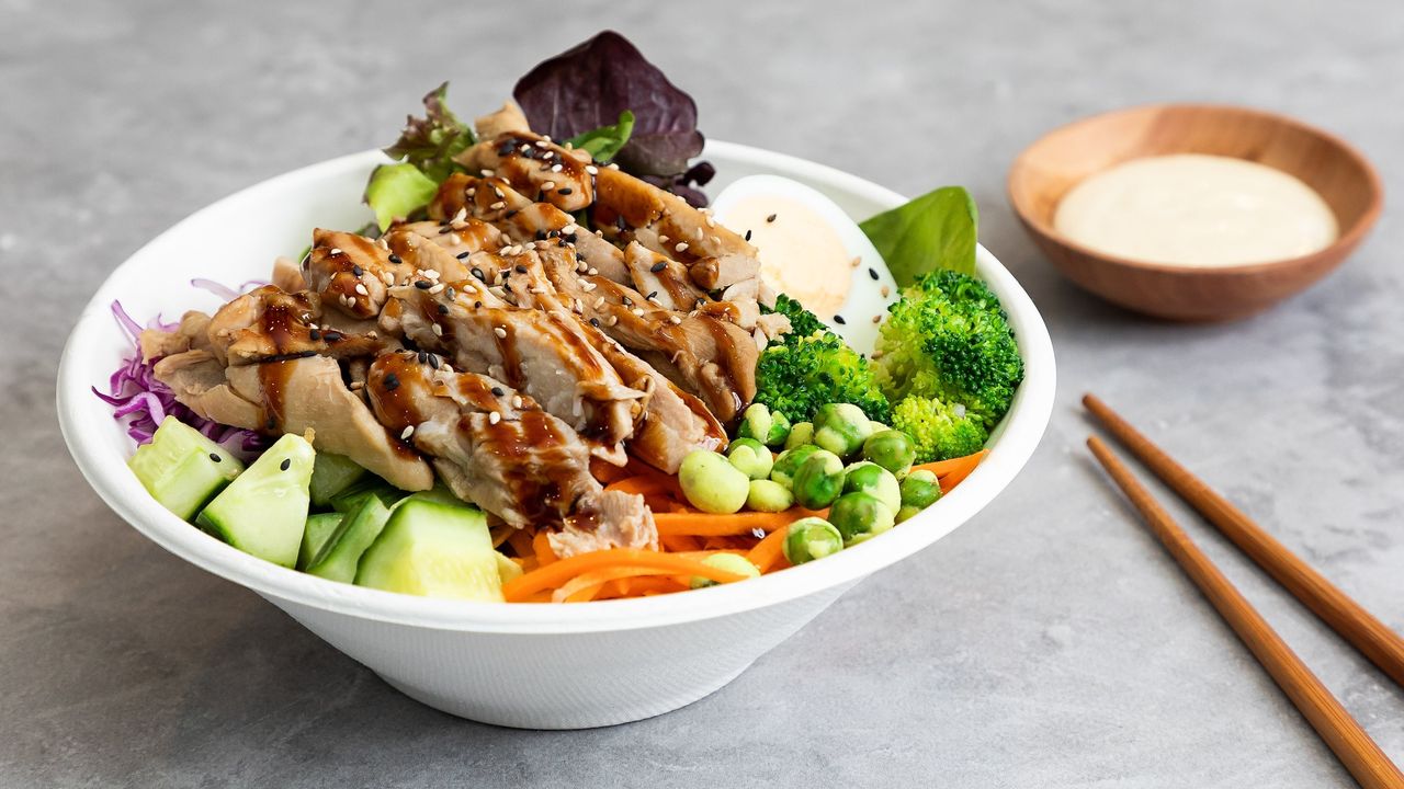 Chicken Teriyaki Poke Bowl