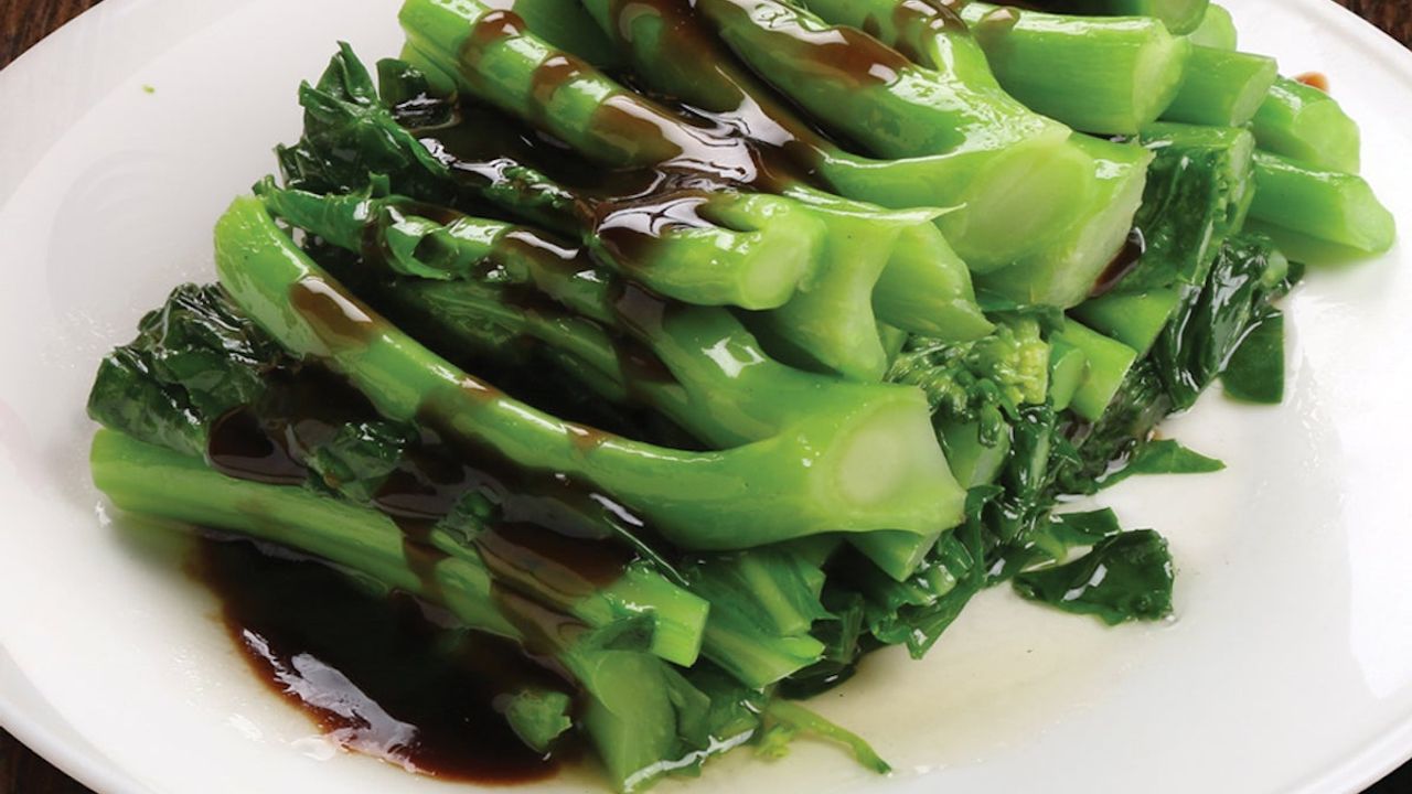 Steamed Vegetables with Oyster Sauce