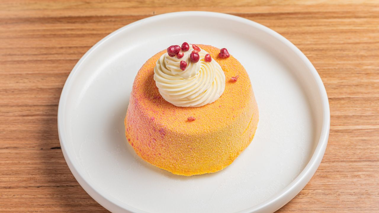 Passion Fruit & Raspberry Gateau