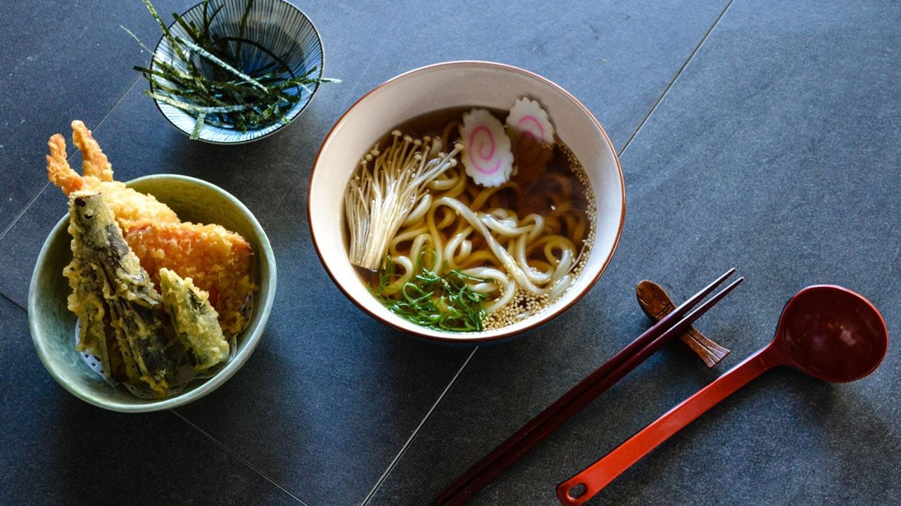 Mixed Tempura Udon - V