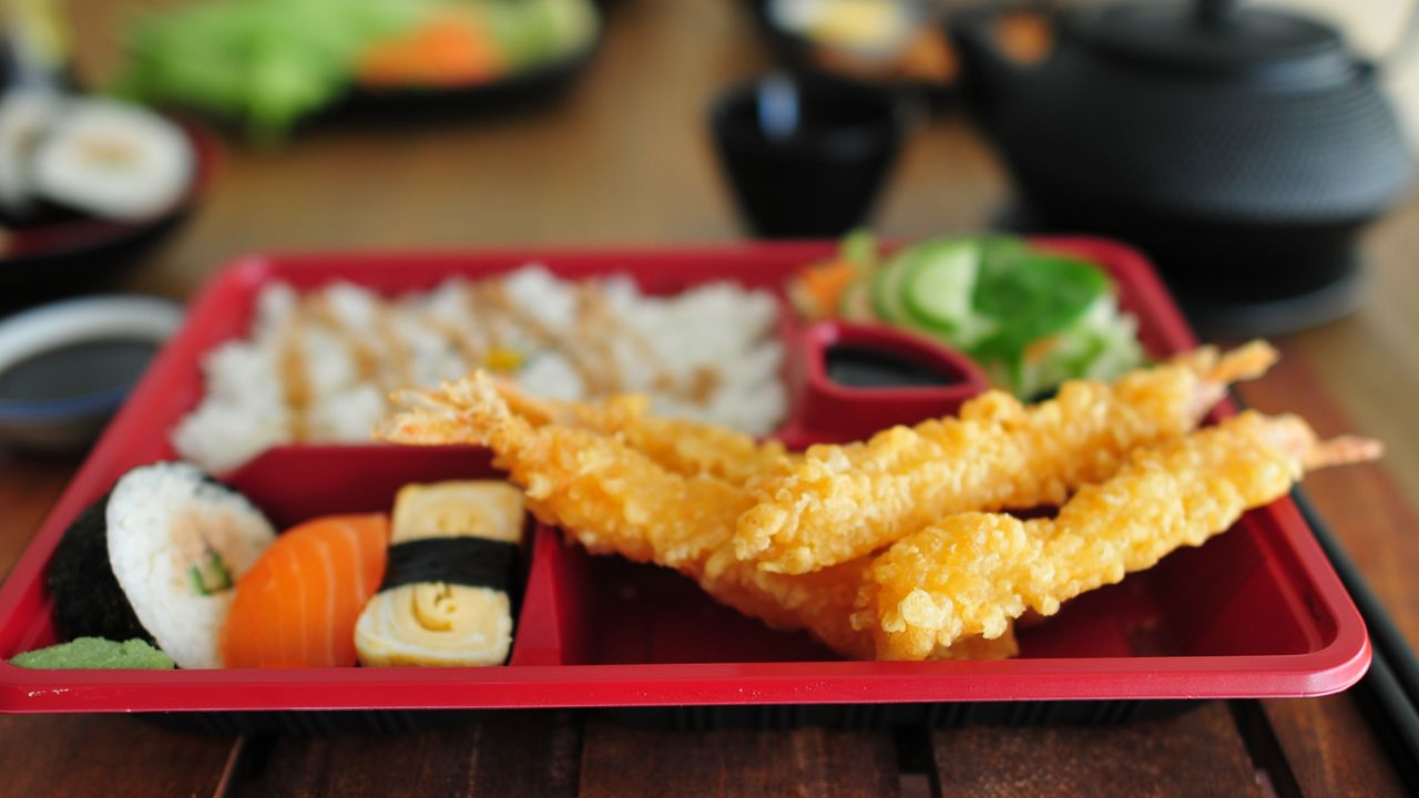 Tempura Prawn Bento
