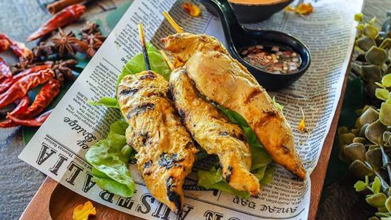 Satay Chicken Skewers (3)