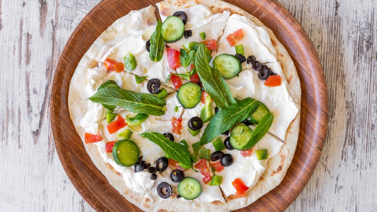 Labneh Pizza