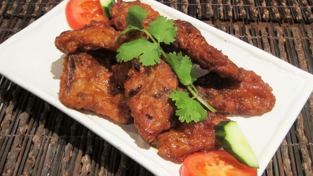 Fried Pork Spare Ribs in Fish Sauce
