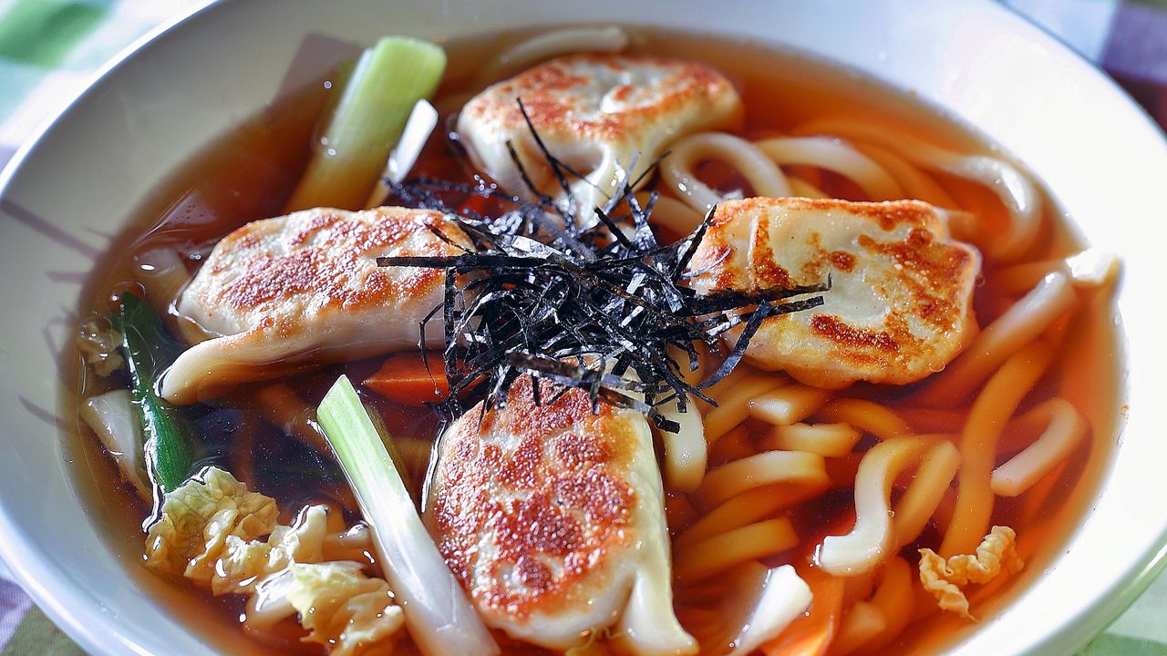 23. Gyoza Udon Soup