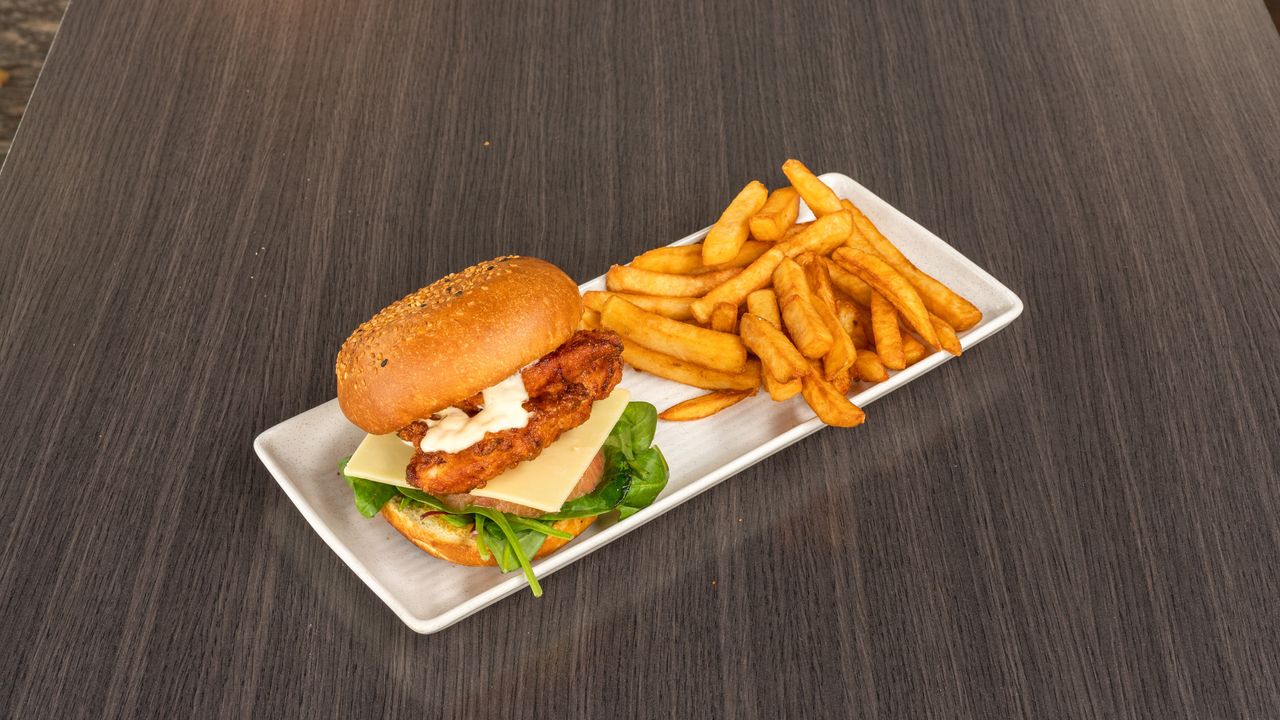 Spicy Buffalo Chicken Burger