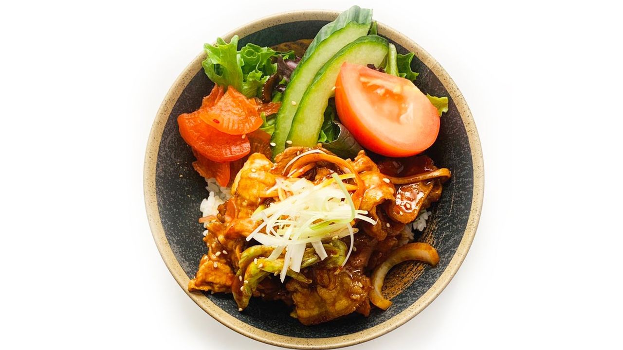 Spicy Pork Rice Bowl