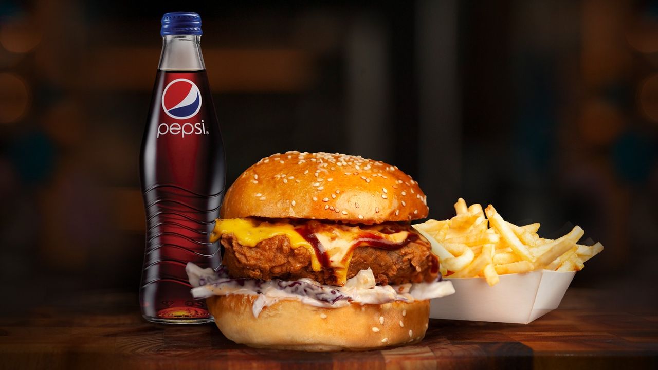 Fried Chicken Burger Combo