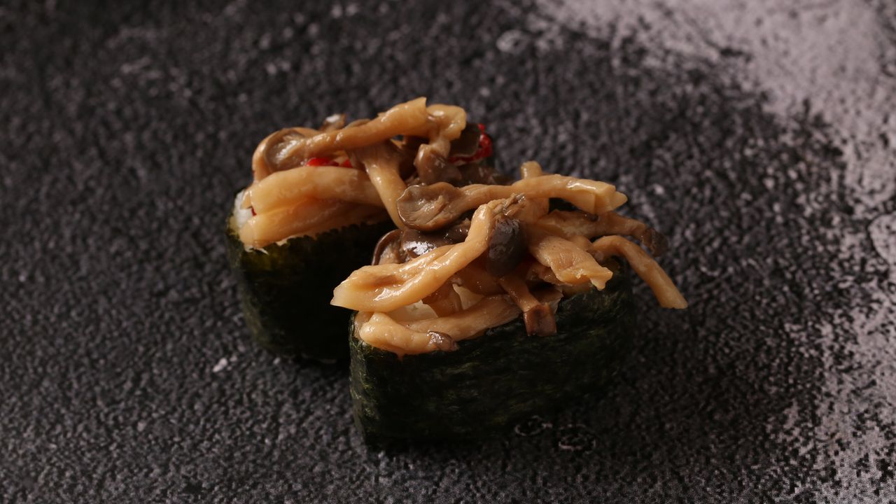 Enoki (Mushroom) Gunkan