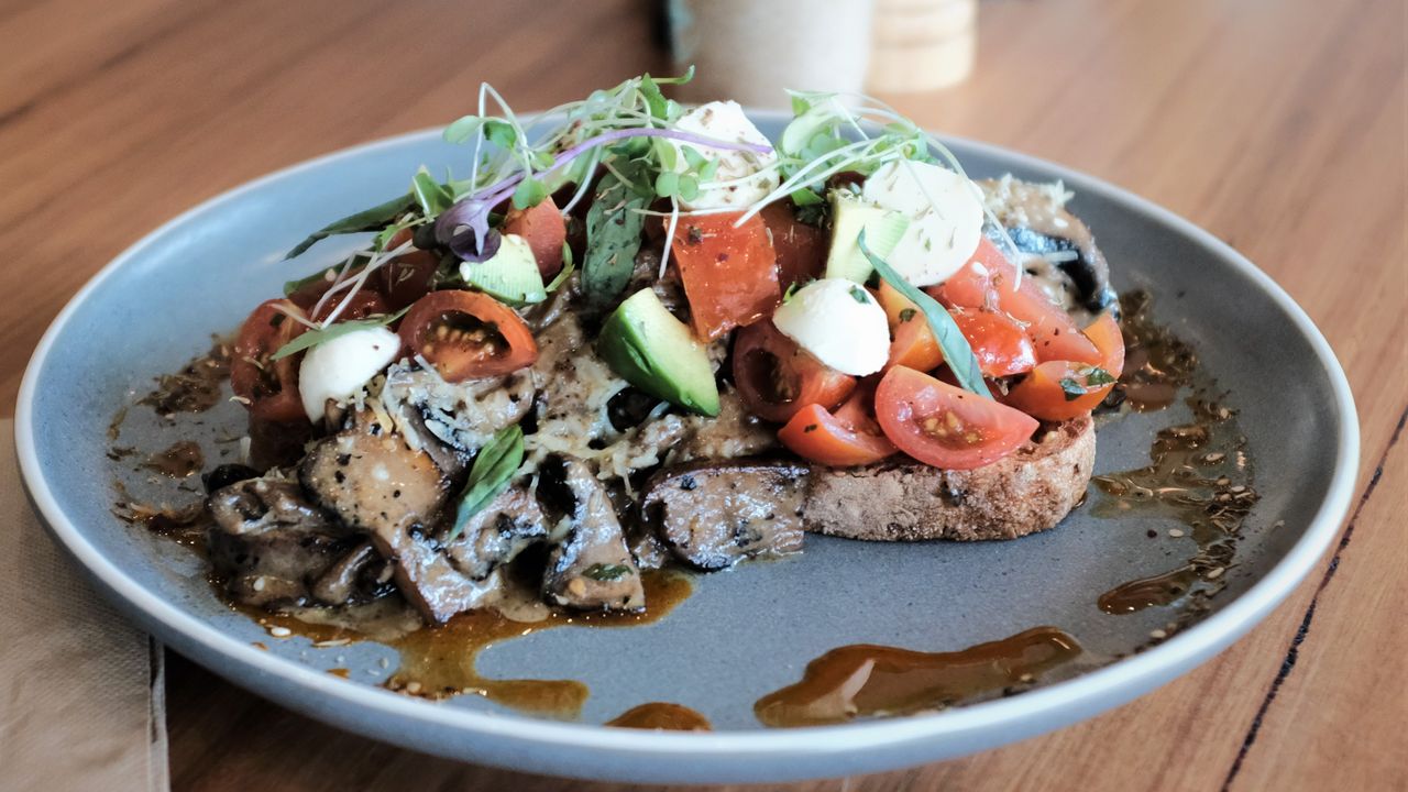 Creamy Mushroom Bruschetta