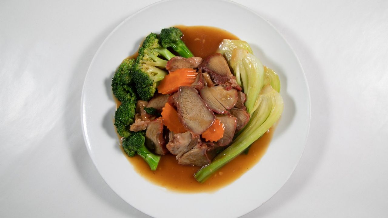 BBQ Pork with Vegetables