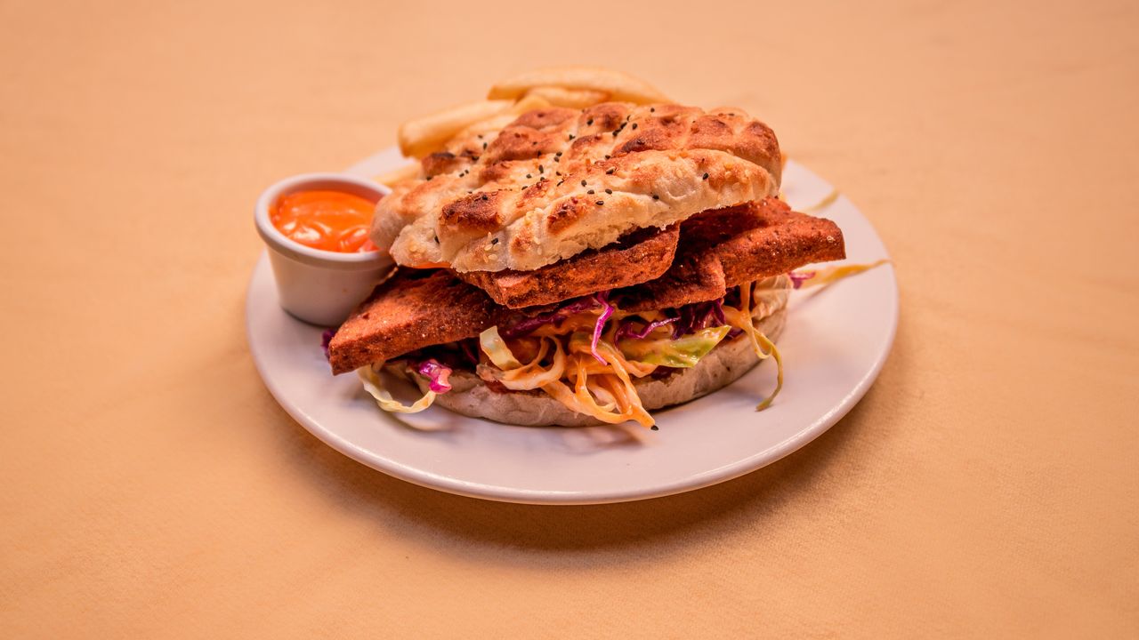 Southern Fried Fooken Burger (VE)