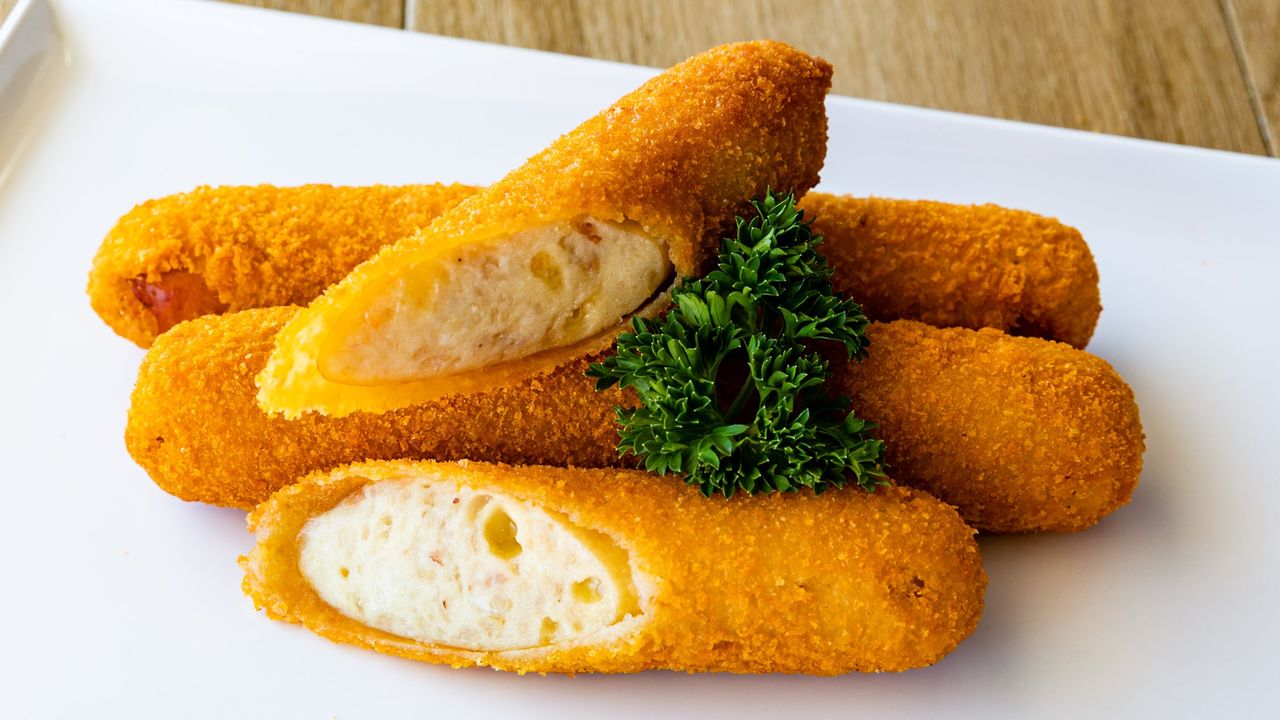 Crumbed Chicken, Cheese and Bacon Sausages