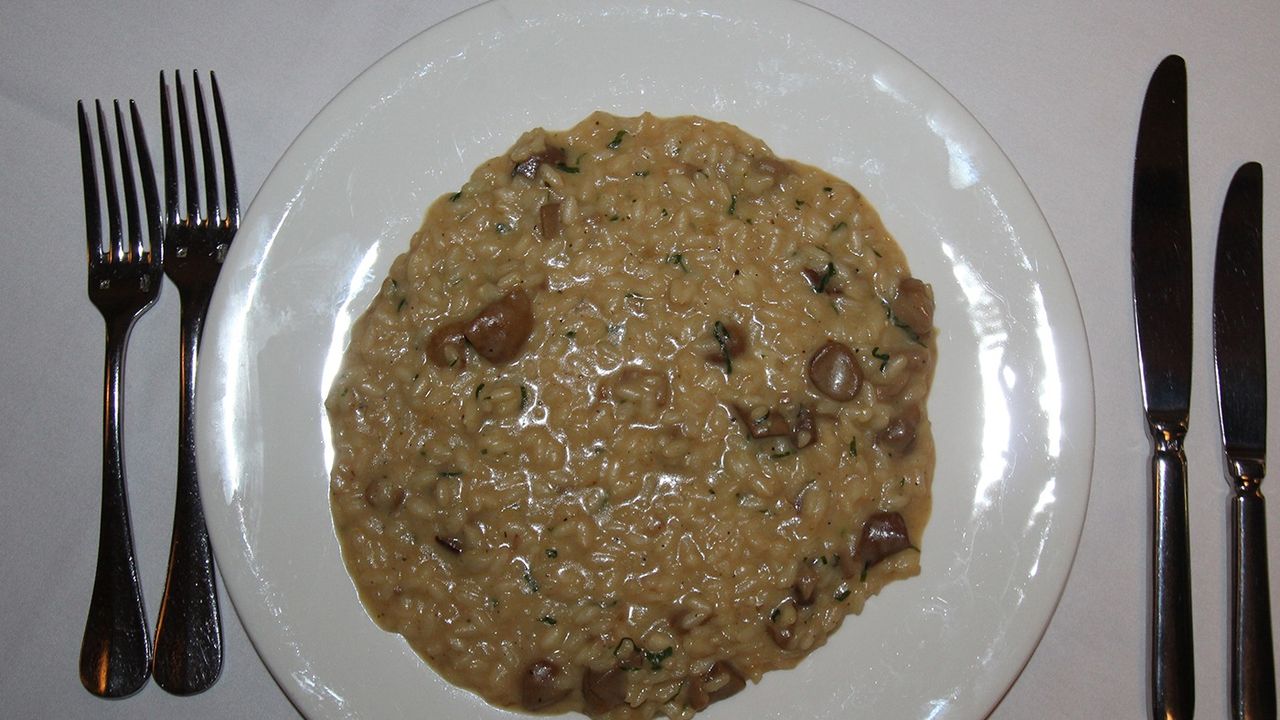 Mushroom Risotto, porcini mushrooms