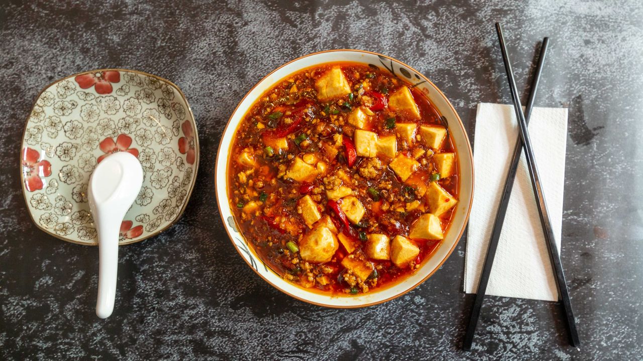 Spicy Mapo Tofu with Minced Pork