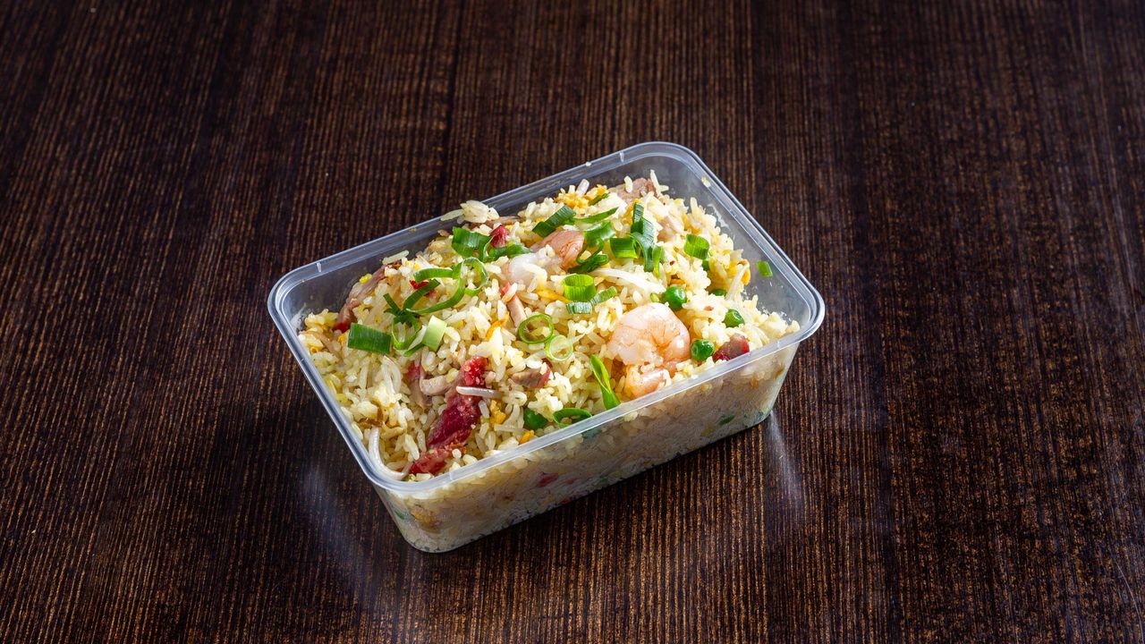 Fried Rice with Pork and Shrimp