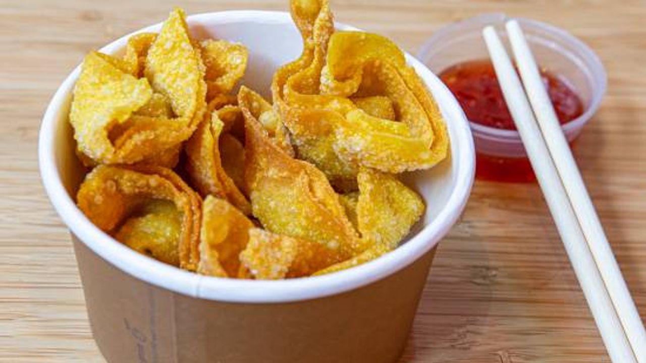 Fried Pork and Prawn Wonton