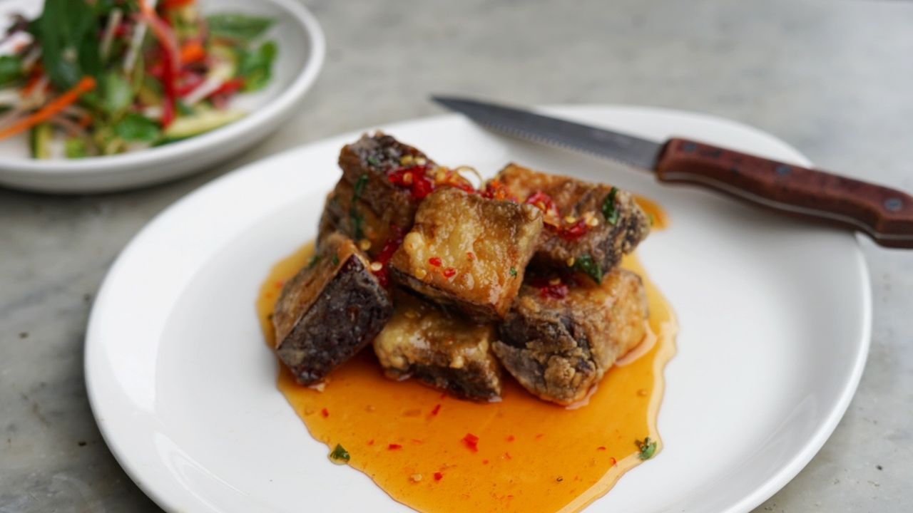 Chilli Caramel Pork Belly