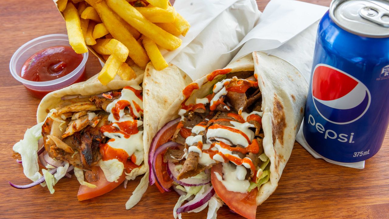Regular Mixed Kebab Wrap