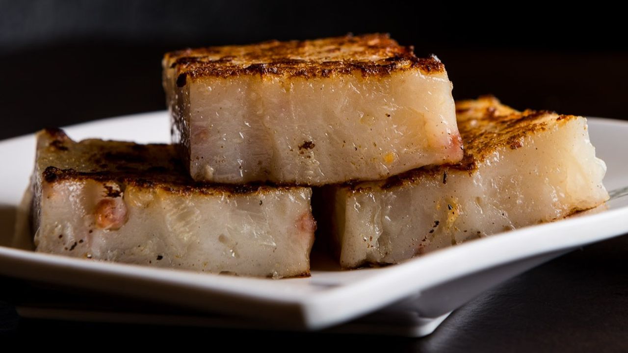 Pan-fried Turnip Cake