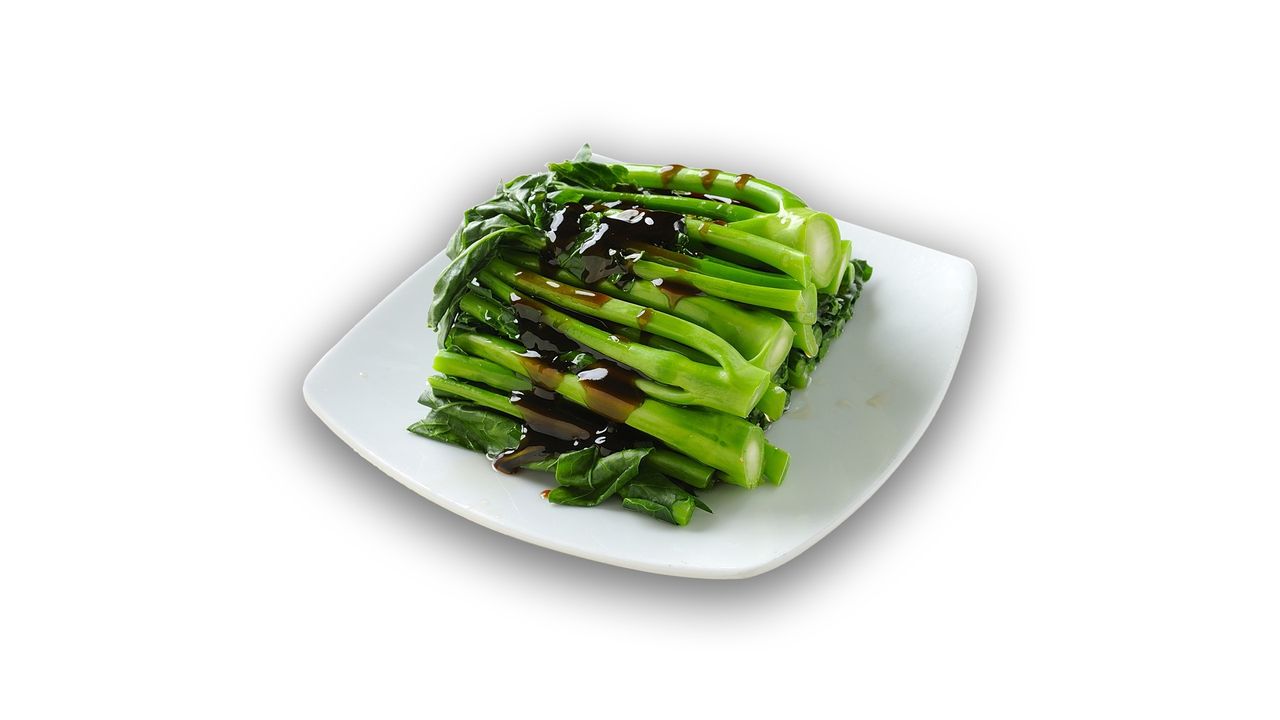 Steamed Chinese Broccoli with Oyster Sauce