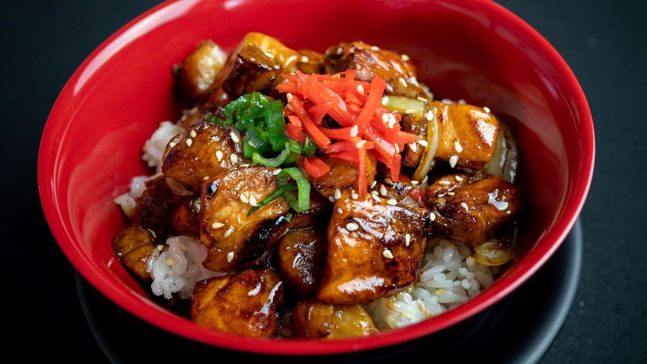 Teriyaki Salmon Donburi